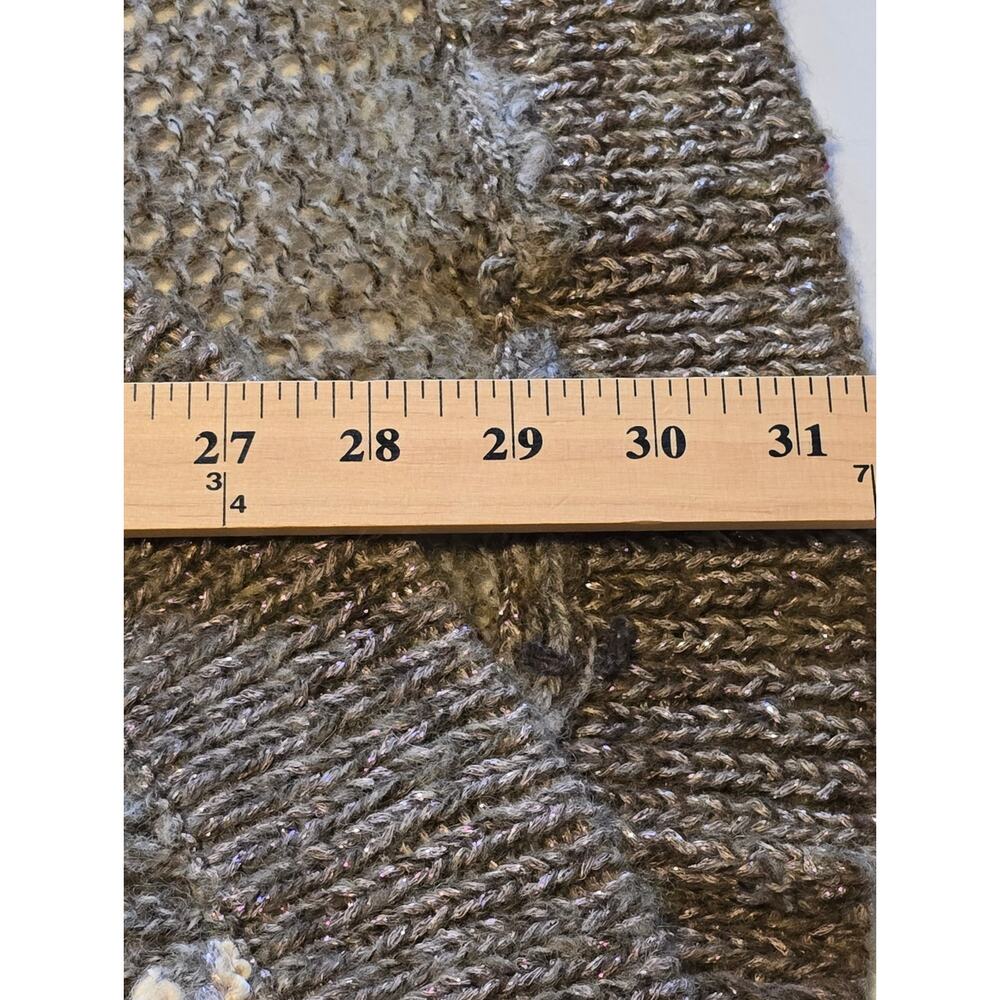 Chicos Frosted Couture Emmett Sweater Vest Womns Size Large Heathered Gray NWT - Picture 8 of 8